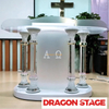 Glass Speech Table Stand Simple Church Pulpit Design