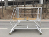 Customized Aluminum Mobile Platform Ladder Working Ladder Sampling Ladder Climbing Ladder Climbing Ladder Storage Shelf Ladder