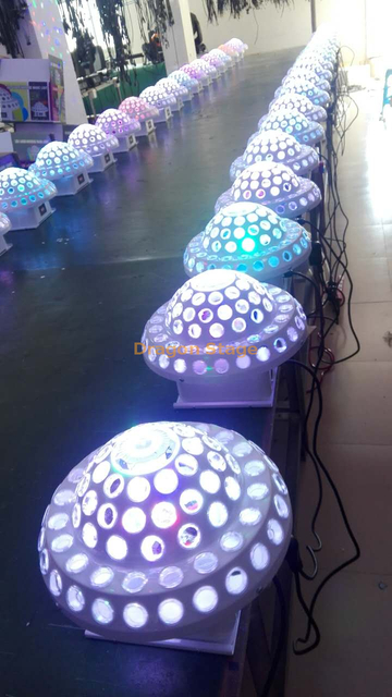 6 Beads 3W LED Laser Big Universe Magic Ball Lights Strobe Effect Light