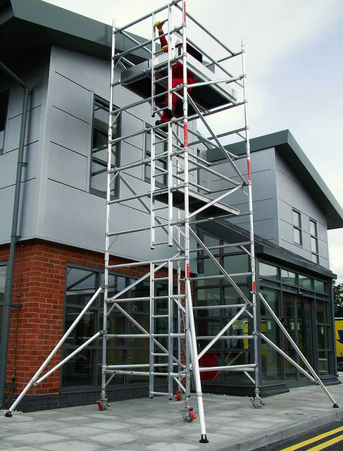 Anniversary 6m working height indoor aluminum poretable scaffold for warehouse