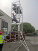 Hot Sale Double Width Aluminum Tower Scaffold for Sports Center Shopping Spot