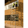 Factory price versatile aluminum portable scaffolding with wheels for hospital