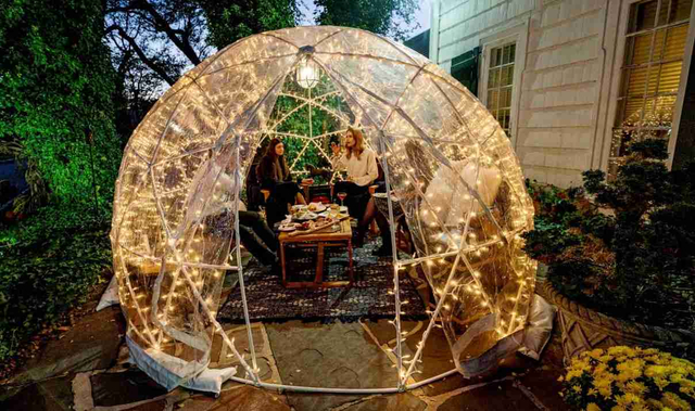 geodesic dome glamping tent factory price trade show tent PVC luxury dome tent outdoor hotel camping dome houses for sale