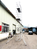 Aluminum Mobile Ladder Single Scaffold Tower 0.75x3m Height 4m