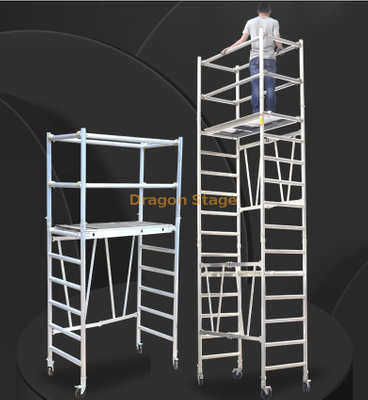 Hight Quality European Tower Aluminum Hanging Folding Mobile Scaffolding