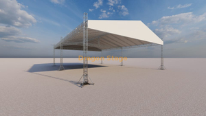 Custom Outdoor Stand Event Tent Truss with Roof 30x15x5m