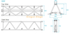 Aluminum Straight Folding Truss 530x580mm S52