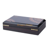 KSA Jeddah season Wholesale Custom Luxuray wooden box Packaging PU Interior Chocolates Box Gift