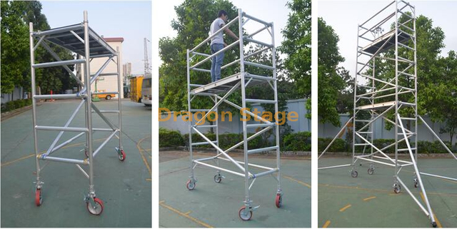 750*2000mm High Grade Aluminum Mobile Scaffolding for Decoration/Maintenance/Installation