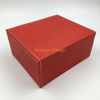 2020 Premium Red Leather Custom Logo Wooden Watch Box With Pillow