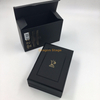 Luxury touch paper perfume box black