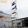 1.35x2x6.14M Aluminum Adjustable Double Scaffolding for Factory Works