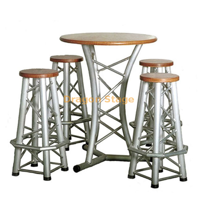Club Style Curved Bar Stool Aluminum Profiles And High Quality Pine Wood Topping Bar Chair (3)