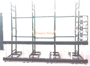 Aluminum Portable Mobile Truss Support LED Screen Wall for Led Display Truss with Adjustable Base 7x3.5m