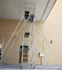 5.22m High 2.5m Long Double Wide Mobile Portable Adjustable Aluminum Scaffolds 