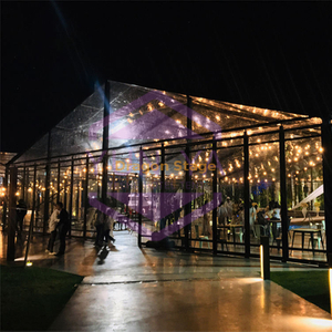 Aluminium Frame White Clear Wedding Party Tent Festival Celebration Marquee Tent Luxury Transparent Wedding Party Events Tent