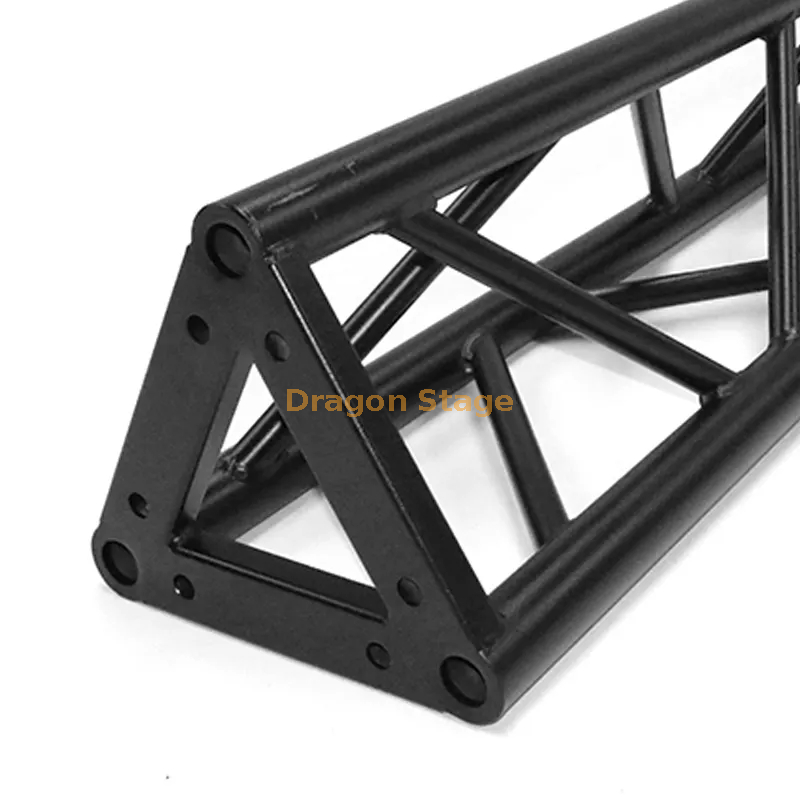 Black Triangular Lighting Truss Black Bolt Truss (4)