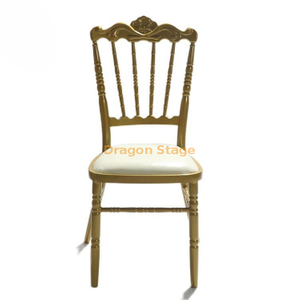 Hotel Chair Wedding Bamboo Chair Banquet Soft Bag Gold Castle Chair Banquet Bamboo Chair Wholesale Factory 