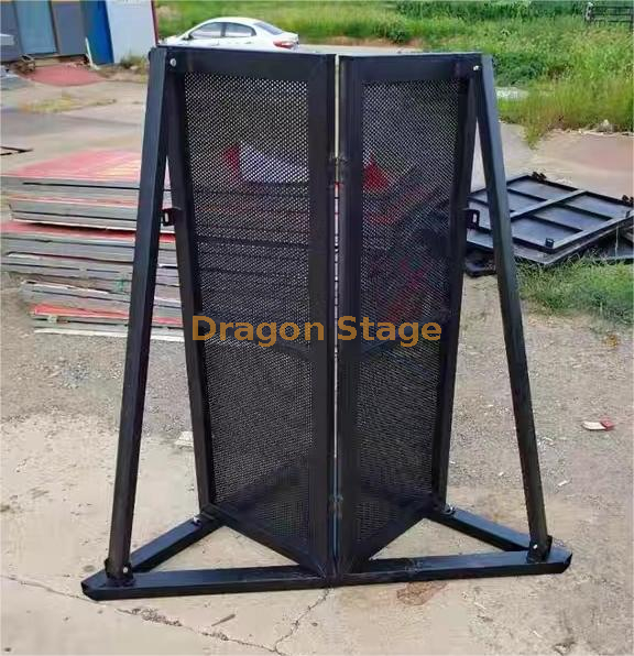 Black Paint Steel Barrier Systems Barrier Gate And Barrier Corner (2)