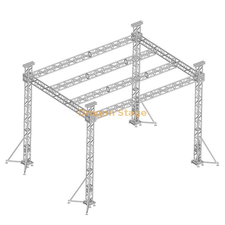 Aluminum Indoor Truss Frame for Wedding Flowers and Chandeliers 25x25x15ft