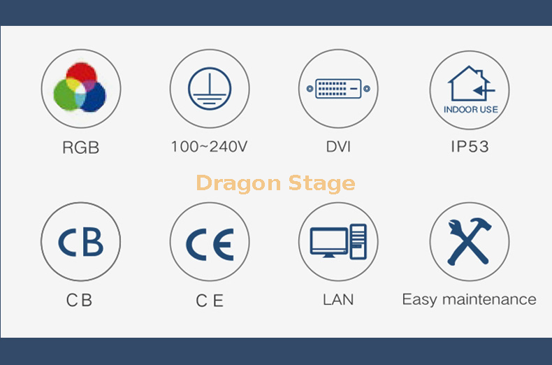 feature of round led display