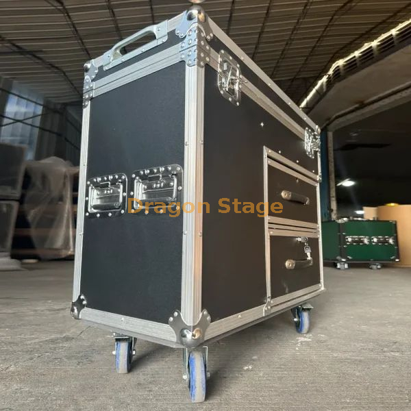 Custom Plywood Banknote Printing Machine Flight Case for Air Delivery (1)