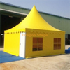 Yellow Patio Tent High Peak Sunshade Event Tent for Sale with Windows