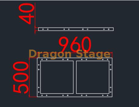 led stacking truss frame