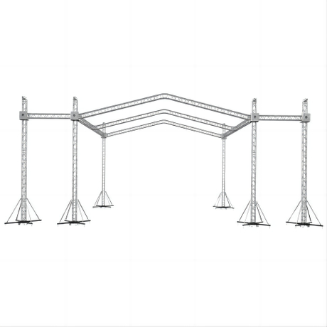 Truss Tower Stage Roofing System with 32x 9.84ft Square Segments Display Truss Package