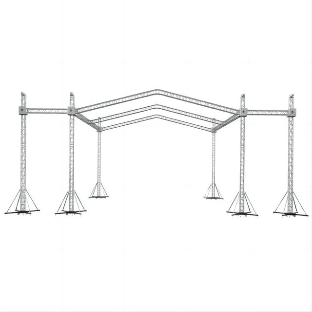 Truss Tower Stage Roofing System with 32x 9.84ft Square Segments Display Truss Package