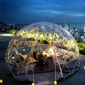 Clear Christmas Celebration Party Dome Tent with LED Lights for Festival