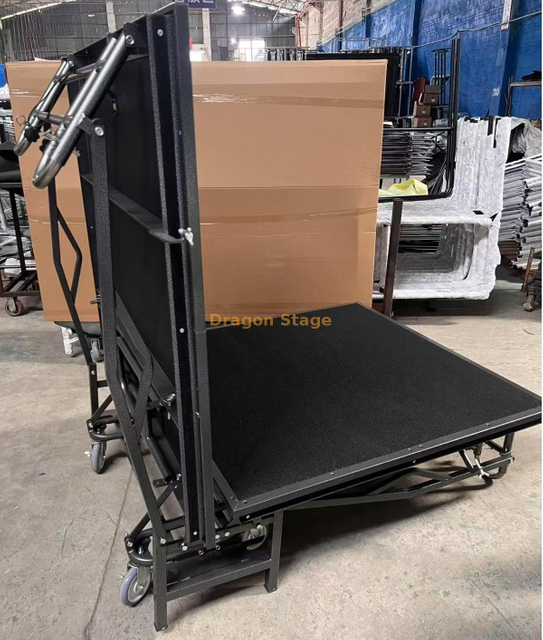 Black Deck Steel Foldable Stage 4x8ft