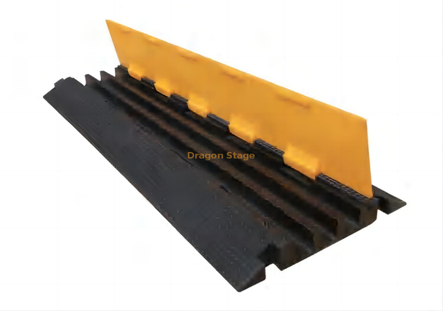 3 Hole Rubber Cable Loading Ramp for Lighting