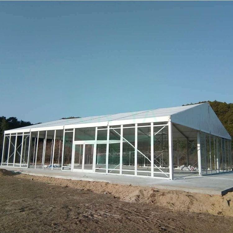 Roof Tent for Wedding Glass Wall