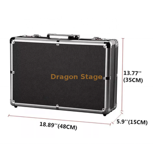 Event Tool Case Black Hard Storage Box with Password Lock