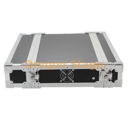 Aluminum Transport Event Flight Case with Cables