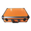 Orange Party Aluminum Tool Flight Case With Custom Foam In The Lid