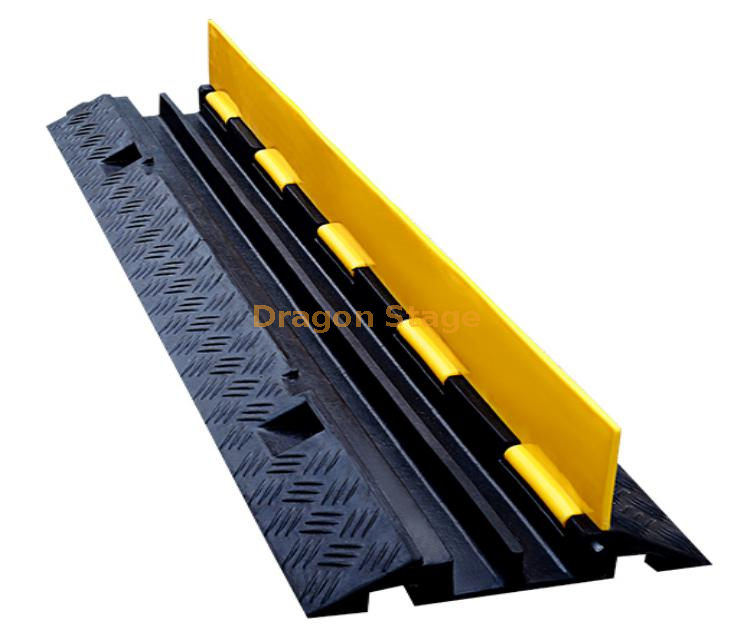 2-hole Protective Rubber Cable Ramp for Lighting equipment (3)