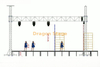 12x10m Aluminum Goalpost Lighting Truss System (12m Clear Span, 10m Height)
