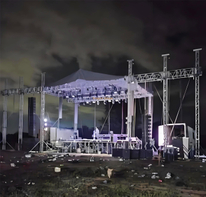 Aluminum Heavy Duty Speaker Lighting Roof Truss Stage 8x6x8m