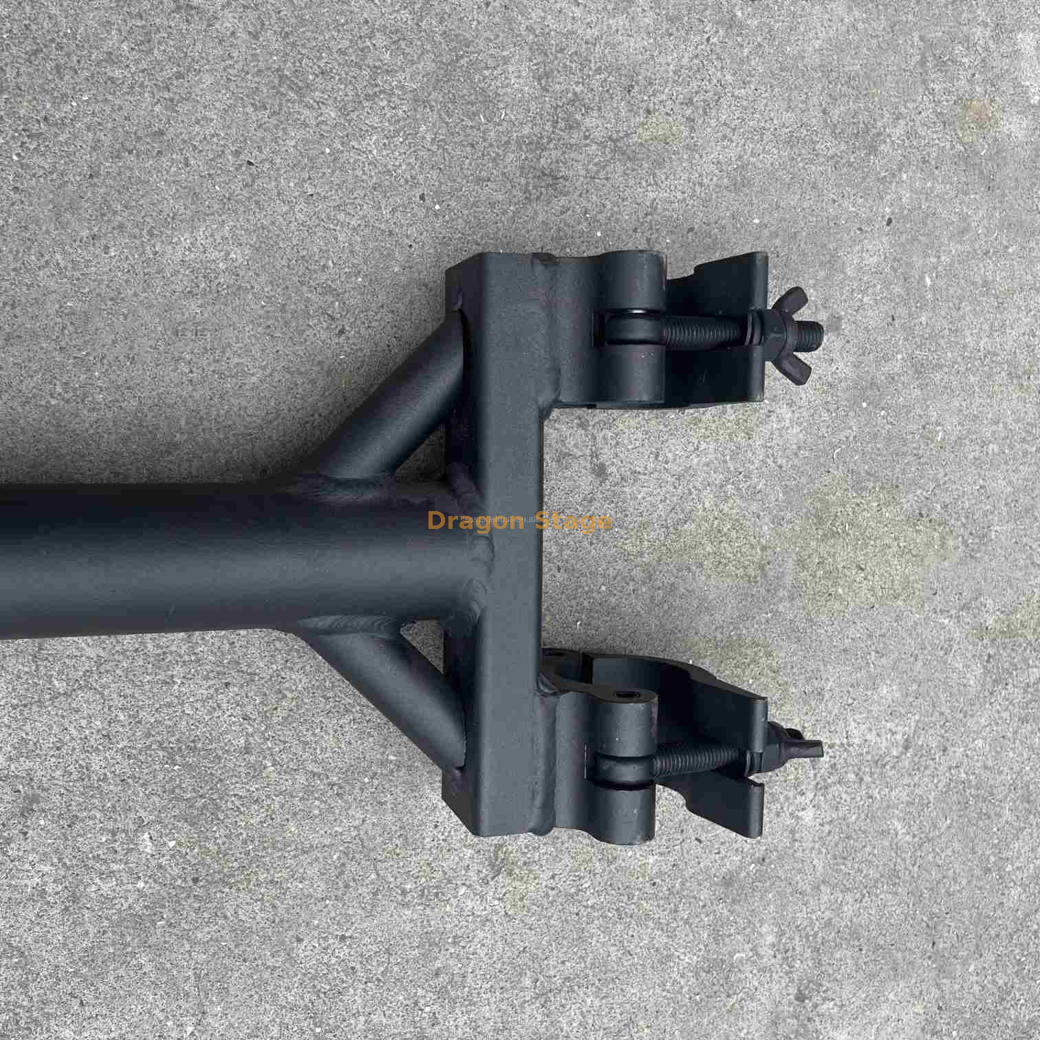 Boom Arm Pole with Double Pipe Clamp