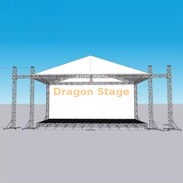 Aluminum Roof Truss System for Outdoor Concert 10x6x6m