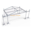 18x14x7m Peak Roof Truss System with Dual 2m Speaker Wings for Concert (7m Height, Aluminum Spigot Truss)