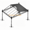 Large-Scale Aluminum Pitched Roof Truss System – 21x14x10m Outdoor Concert Stage Rigging