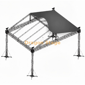 Large-Scale Aluminum Pitched Roof Truss System – 21x14x10m Outdoor Concert Stage Rigging