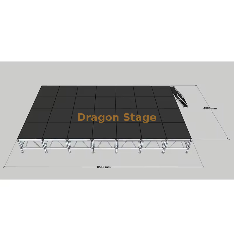 DIY Building A Modular Stage 8.54x4.88m