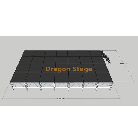 DIY Building A Modular Stage 8.54x4.88m