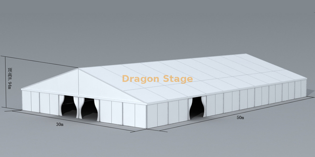 30x50m Large Aluminum A-Frame Event Tent | Heavy Duty Clear Span Tent with Full Sidewalls