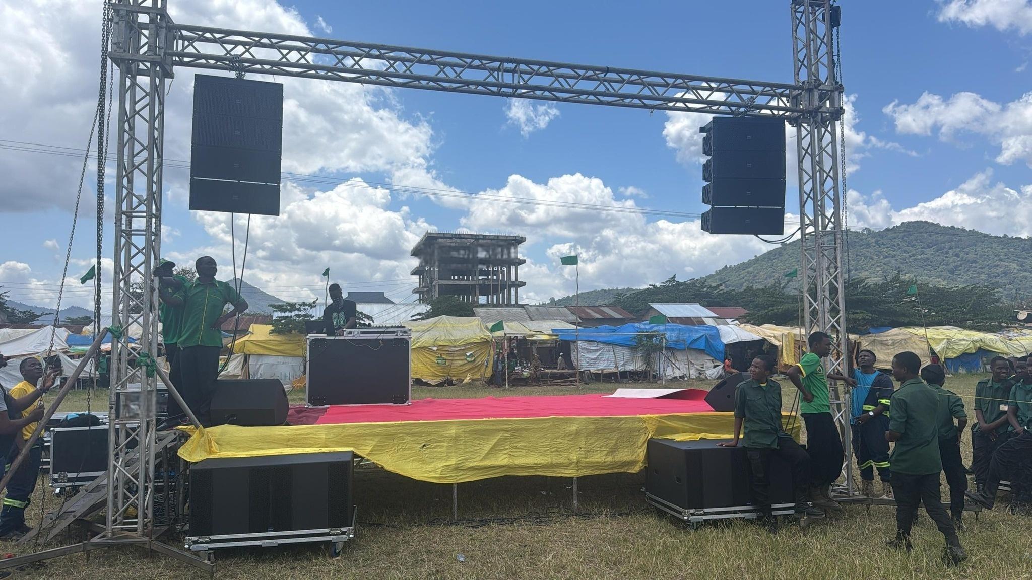 Rigging Goal Post Truss 6x4m