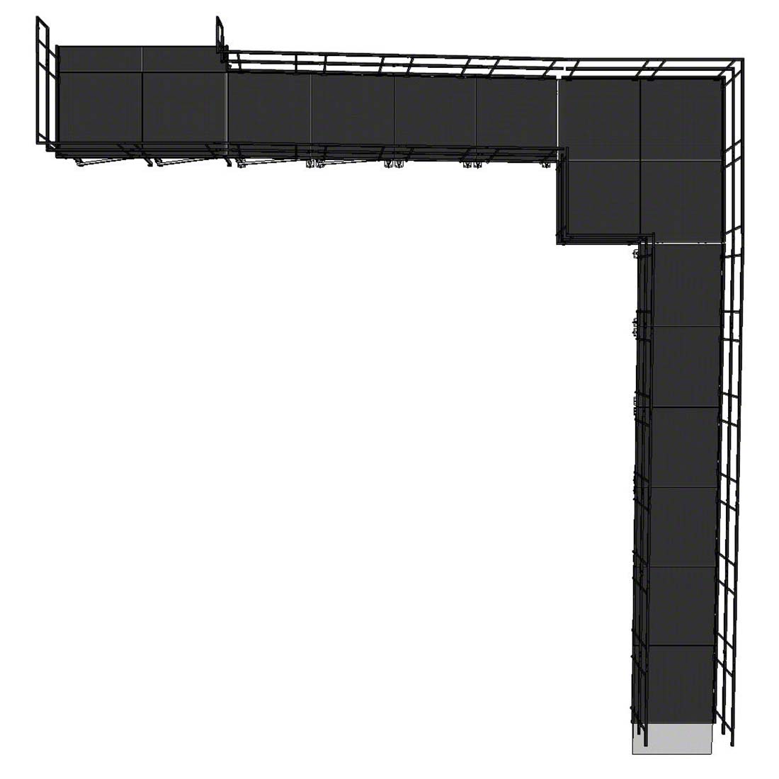 9.82x10.71m 90-Degree Modular Aluminum Stage Ramp with Landing and 1m Dual Guardrails.jpg